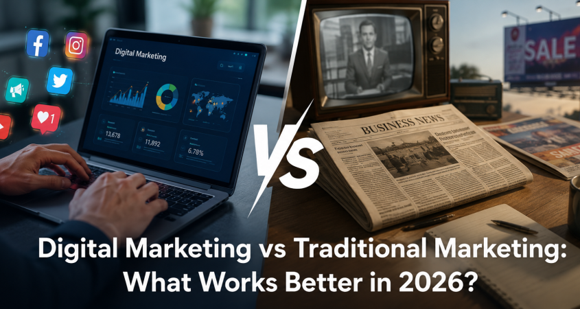 Digital Marketing vs Traditional Marketing: What Works Better in 2026?