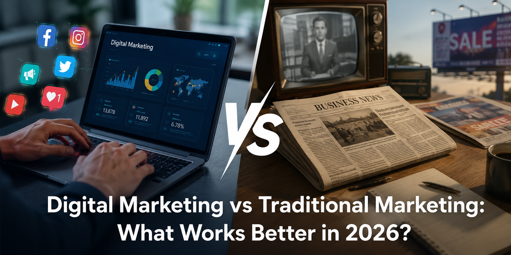 Digital Marketing vs Traditional Marketing: What Works Better in 2026?