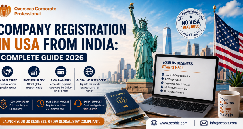 Company Registration in USA from India: Complete Guide 2026